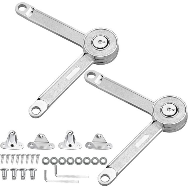 2 PCS Meuble Armoire Meuble Porte Ascenseur Support Charnière Charnière Porte Placard Meubles Placard Couvercle Flap Restez Tampon Amortisseur Réglable