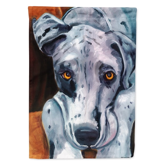 Great Dane Waiting Patiently Garden Flag