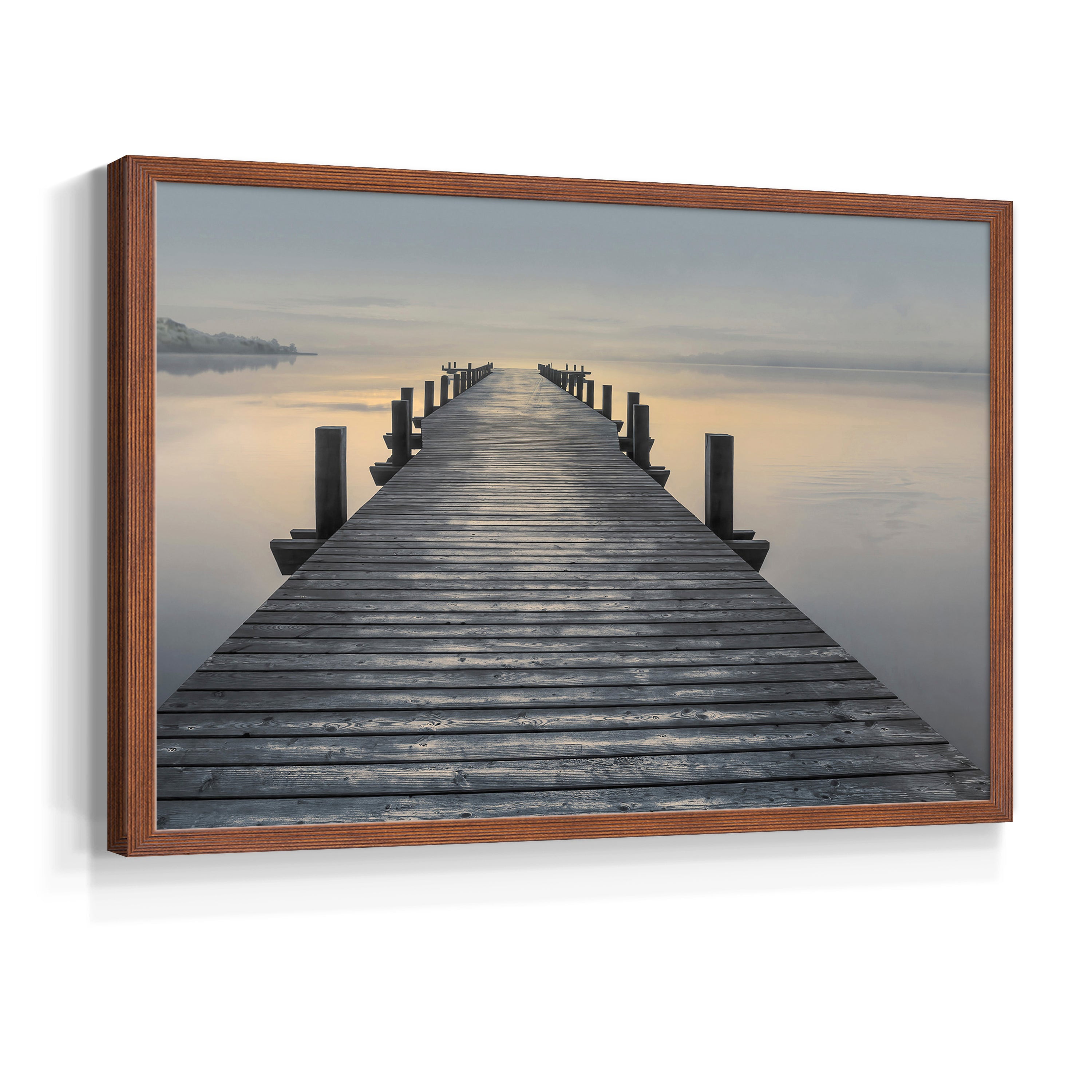 Sun Down by Mike Calascibetta - Restickable Framed Giclée Print