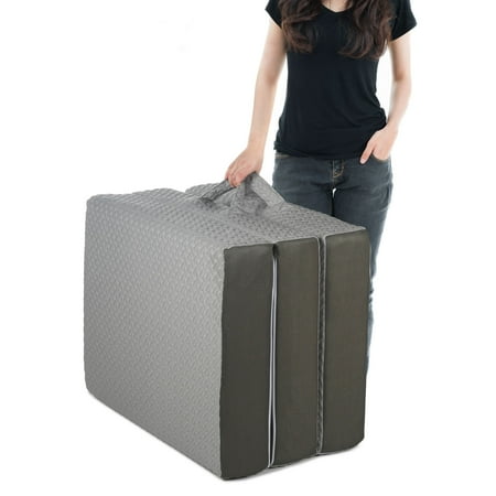 Milliard 6-Inch Memory Foam Tri Folding Mattress with Ultra Soft