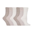 thumbnail image 1 of Gentle Grip - 6 Pairs Ladies Gentle Grip Non Elastic Socks, 1 of 2