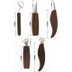 thumbnail image 3 of Juego de cuchillos para carpintería 7 en 1, herramienta de modelado tallado a mano, cuchara para tallar madera, cuchillo para tallar, 3 of 5