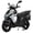 Black, variant on X-Pro Fiji 200 Gas Moped with 13" Aluminum Wheels, Electric & Kick Start, Automatic CVT Transmission Moped for Adults