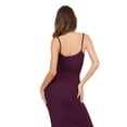 thumbnail image 6 of Forever 21 Women’s Rib Midi Dress with Slight Scoop Back, Slim Fitted Silhouette and Stretch Fabric for Everyday Casual to Elevated Styling, XS-XL, 6 of 6