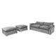 thumbnail image 3 of Sala con 2 taburetes Nabu Gris Kessa Muebles, 3 of 5