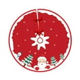 thumbnail image 2 of Cubierta de base para falda de árbol de Navidad de 90 cm, decoración navideña, falda para árbol de Navidad Estilo F, 2 of 9