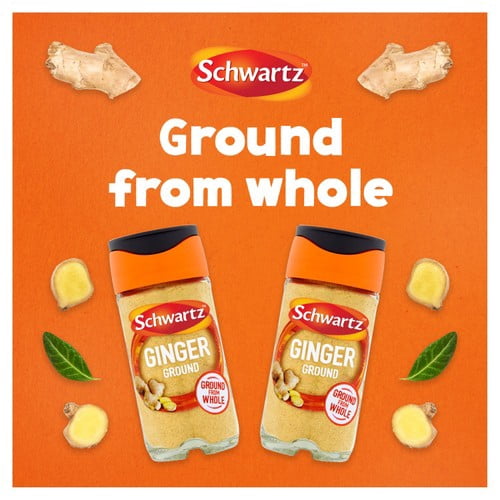 Schwartz Ground Ginger Jar 26g, British Import (Pack of 2)