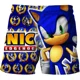 thumbnail image 3 of Pantalones de playa Sonic The Hedgehog para niñas y niños, estilo Harajuku, ropa para parejas, pantalones cortos con estampado de dibujos animados en 3D, 3 of 5