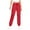 Red#2, variant on CheerKidz Boys Girls Solid Color Pull On Jogger Pants for School Uniform Casual Wear Comfortable Kids Cargo Pants with Pockets for Daily Travel Home Holiday(Pink,6-7 Years)
