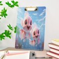 thumbnail image 7 of Cute Fish in Ocean Acrylic Clipboards A4 Standard Letter Size Clipboard 12.5" X 9" Clip Board for Students Teacher Office, 7 of 7