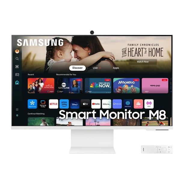 Samsung Smart Monitor 32 Pulgadas M8, M80F, Smart TV AI, escalado 4K