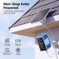 thumbnail image 3 of WANSVIEW 2K Outdoor Security Camera, IP65 Solar Camera Security Outside, Wireless Security Cameras WiFi Outdoor with AI Human Detection, Color Night Vision, 3 of 10
