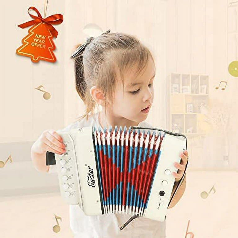 Eastar Kids Accordion, 10 Keys Toy Musical Instruments for