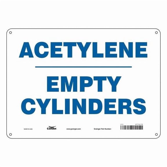 Condor Safety Sign,10 inx14 in,Aluminum 471L19