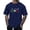A-Dark Blue201, variant on XIAOCHA Mens Rome Graphic Tee Short Sleeve Crew Neck Top Soft Casual Travel Shirt