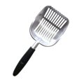 thumbnail image 1 of Cuchara para arena para gatos Billuyoard Suministros metálicos fácil de limpiar con mango de goma Gris, 1 of 6