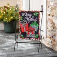 thumbnail image 2 of Evergreen Animal Print Presents Suede Garden Flag - Multi - Color, 2 of 2