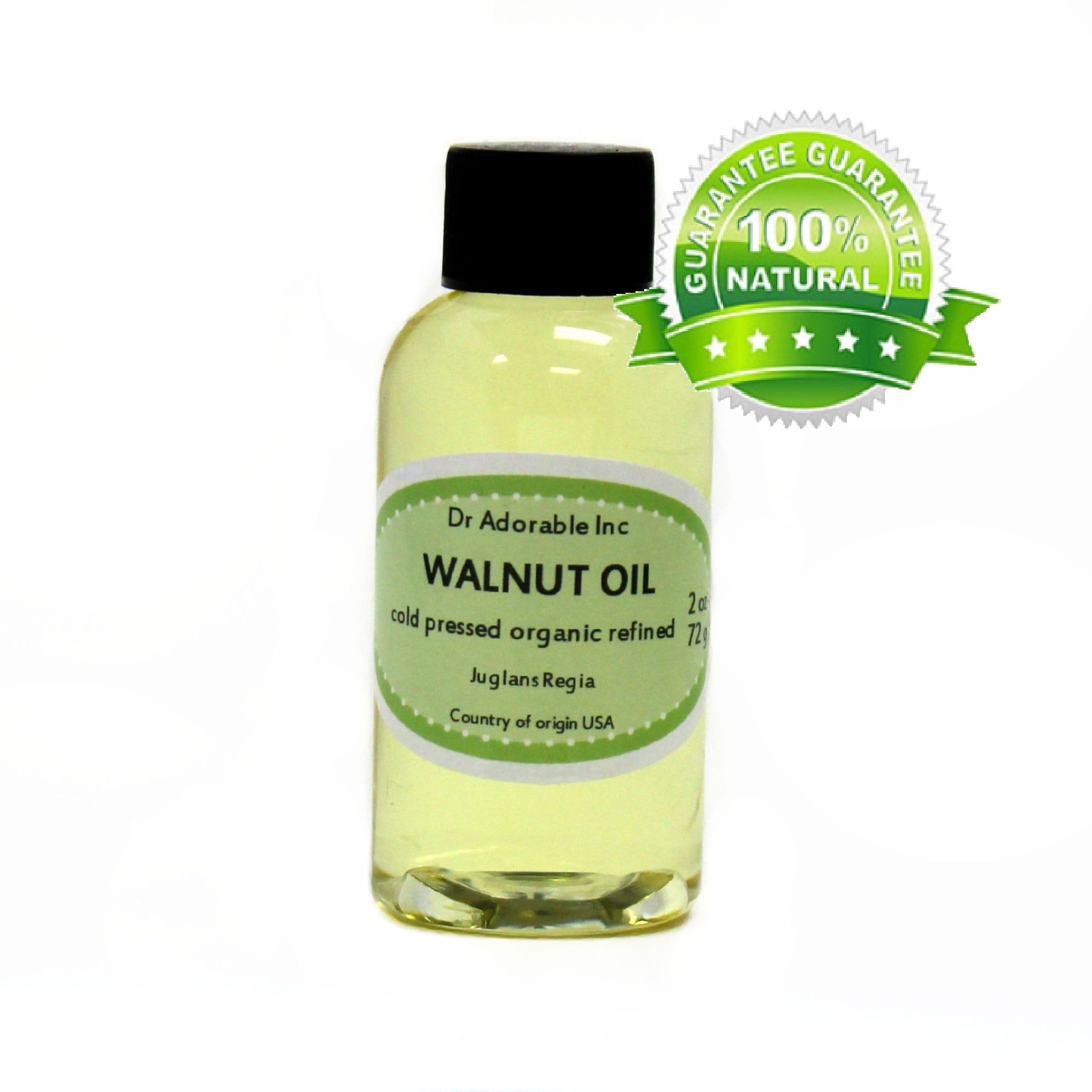 Dr. Adorable Walnut Oil 100 Pure Organic Cold Pressed 2 oz