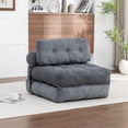 thumbnail image 1 of Sofá cama plegable, silla convertible con almohada colchón plegable con soporte de espalda, 1 of 5
