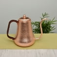 thumbnail image 2 of Wollet Handmade Pure Copper Coffee Pot Housewarming Gift, 2 of 11