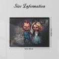 thumbnail image 4 of Bride Of Chucky Black Frame Decorative Painting Canvas Decor Wall Poster Art Painting Gift For Living Room Bedroom Office Posters 12x16in, 4 of 9