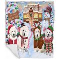 thumbnail image 1 of Couverture pour Chien Great Pyrenees Biscuits au Pain d'Épice BLNKT127056, 1 of 3