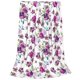 thumbnail image 2 of Fotbe Violets Flowers Manta de Franela Acolchonada con Estampado, Súper Suave y Esponjosa, Extra Grande para Sofá, Cama, Uso Todo el Año-40"x30", 2 of 7