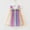 czb# Hot Pink84, variant on CUZIBR Little Big Girls Sleeveless Tutu Sequin Dress A-Line Spaghetti Strap Sparkly Ruffle Tiered Elastic Square Collar Carnival Party Rainbow Dresses Holiday Sundress,Hot Pink,2-3 Years