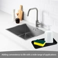thumbnail image 6 of ABCISI Silicone Mat for Hair Tools, Heat Pad for Curling Iron, Kitchen Sink Sponge Soap Holder, Heat Resistant Flat Iron Straighter Holder, Hot Tool Mat for Vanity Countertop Counter (Black), 6 of 8