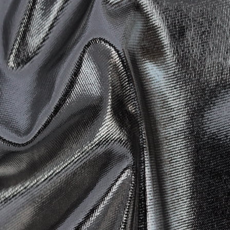 Silver Foil Spandex fabric for fashion and upholstery