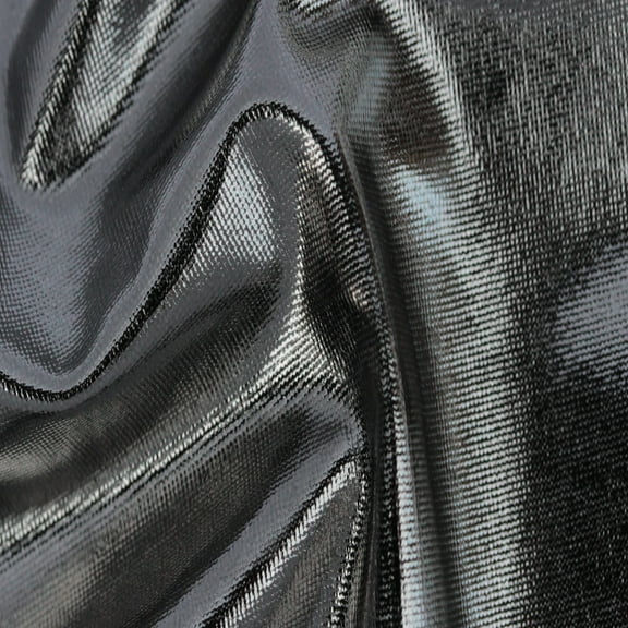 Silver Foil Spandex fabric for fashion and upholstery