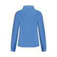 thumbnail image 3 of TKLPEHG Dressy Tops for Women Lapel Button Shirt Fashion Solid Color Casual Lightweight Comfy Long Sleeve T Shirt Loose Fall Tops Blouses Pullover (Blue,S), 3 of 5