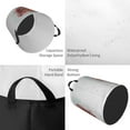 thumbnail image 4 of ZICANCN Skull Gothic Horn Art Laundry Basket Organizer - Dirty Clothes Hamper for Bathroom Kids Girls Boys Laundry Hamper Medium, 4 of 8