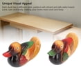 thumbnail image 4 of 1 Par De Estatuas De Pato De Pájaros Del Amor, Material De Tronco Maciza, Feliz Matrimonio Fiel, Simboliza Colorida Figura De Patos Mandarines Hecha A Mano Para Romance Y Amor, 4 of 7