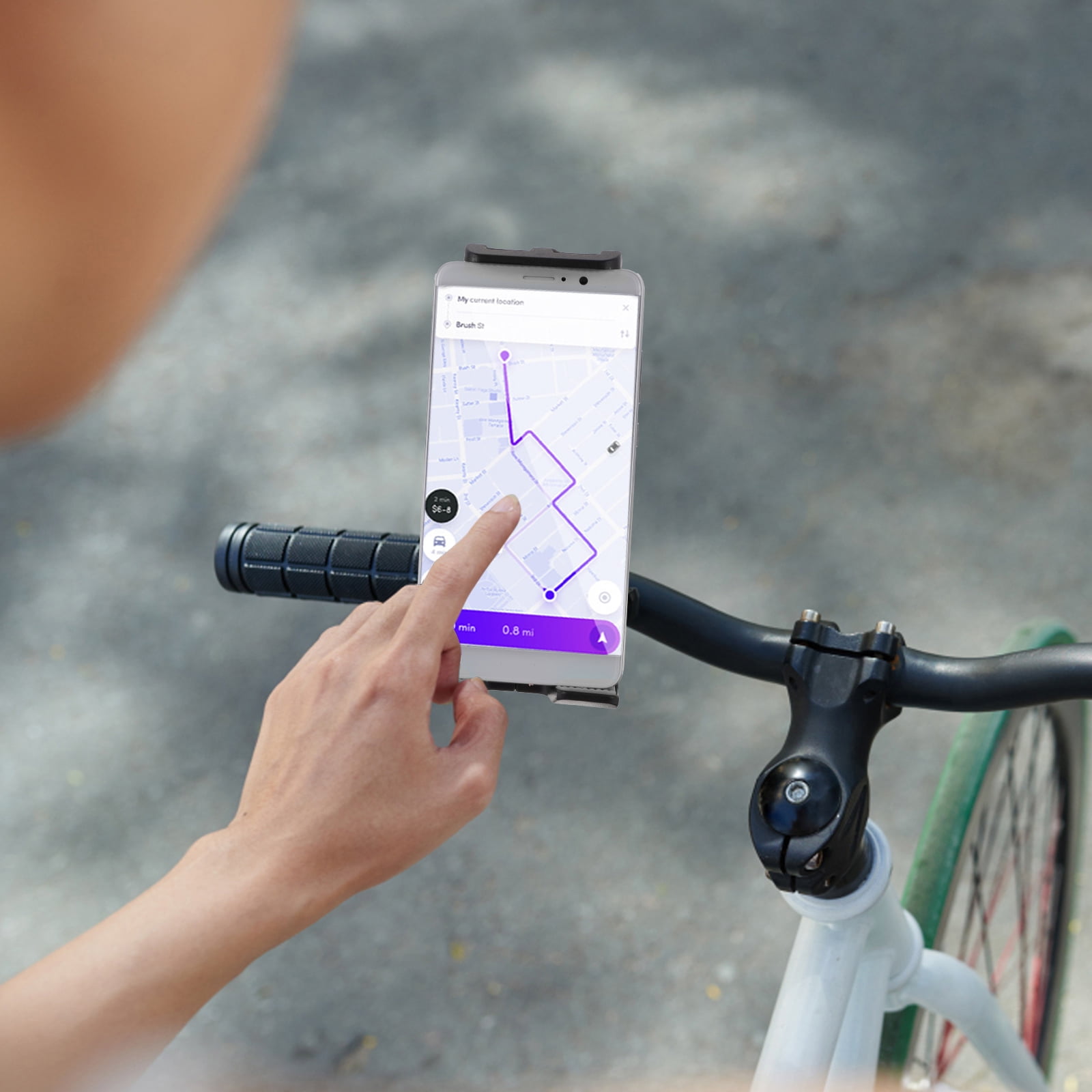 Bike phone holder handlebar Treadmill Tablet Holder Exercise Bike Phone