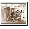 thumbnail image 2 of Historic Framed Print, Washington D.C. Group of Sanitary Commission workers at the entrance of the Home Lo, 17-7/8" x 21-7/8", 2 of 9