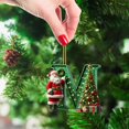 thumbnail image 5 of Christmas Tree Letter Decoration Pendant with Santa and Xmas Tree, Personalized Alphabet Christmas Ornaments for Xmas Tree Hanging Decor, 5 of 5