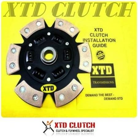 Race Disc Clutch - XTD STAGE 3 RACING 6PUCK CERAMIC SPRUNG RACE CLUTCH DISC SCION TOYOTA