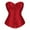 Wine, variant on Women's Bustier Corset Tops Plus Size Satin Waist Cincher Overbust Bustiers Solid Color Waist Bride Shapewear Tops Bustier Tops for Women S-7 Wine XXL