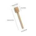 thumbnail image 2 of Cuchara de miel cuchara de madera palditania larga favores de boda para la fiesta de bodas para, 2 of 5
