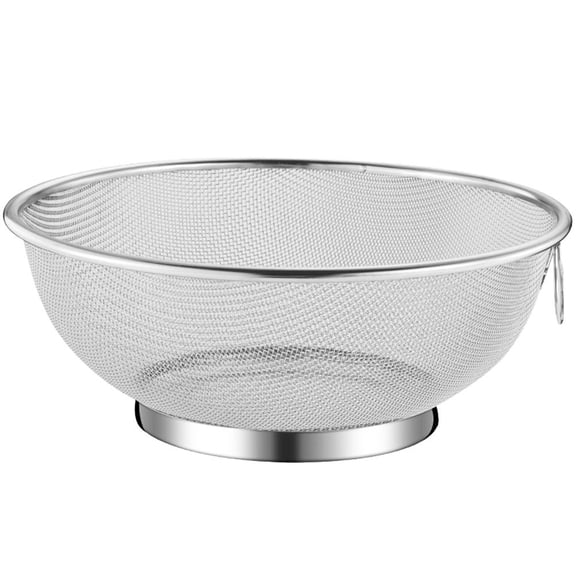 OULII Stainless Steel Vegetable Washing and Drain Basket, Kitchen Strainer for Fruits and Veggies, 1 Piece