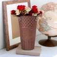 thumbnail image 1 of unbranded Jarrón Decorativo De Hierro Para Con Acabado Marrón Y Simple, 1 of 6
