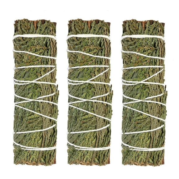 Cedar Incense Smudges Set of 3, 4" Inch