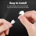 thumbnail image 3 of for Airpods Strap, Silicone Anti-Lost Cord Magnetic Anti-Lost Straps for Airpods, Airpod Tether, Sports Airpods Lanyard, Sports Neckband Compatible with Airpods 3rd/ 2nd/ Pro/ 1st, White, 3 of 5