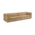 thumbnail image 3 of Meridian Furniture Cascade Camel Velvet Fabric Modular Sofa, 3 of 11