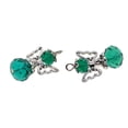 thumbnail image 4 of KLKCMS 12 Pcs Pendentif en Alliage Filigrane Creux avec Perles de Verre Cristal Bleu Paon, 4 of 9