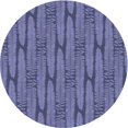 thumbnail image 1 of Ahgly Company Machine Washable Indoor Round Transitional Deep Periwinkle Purple Area Rugs, 3' Round, 1 of 7