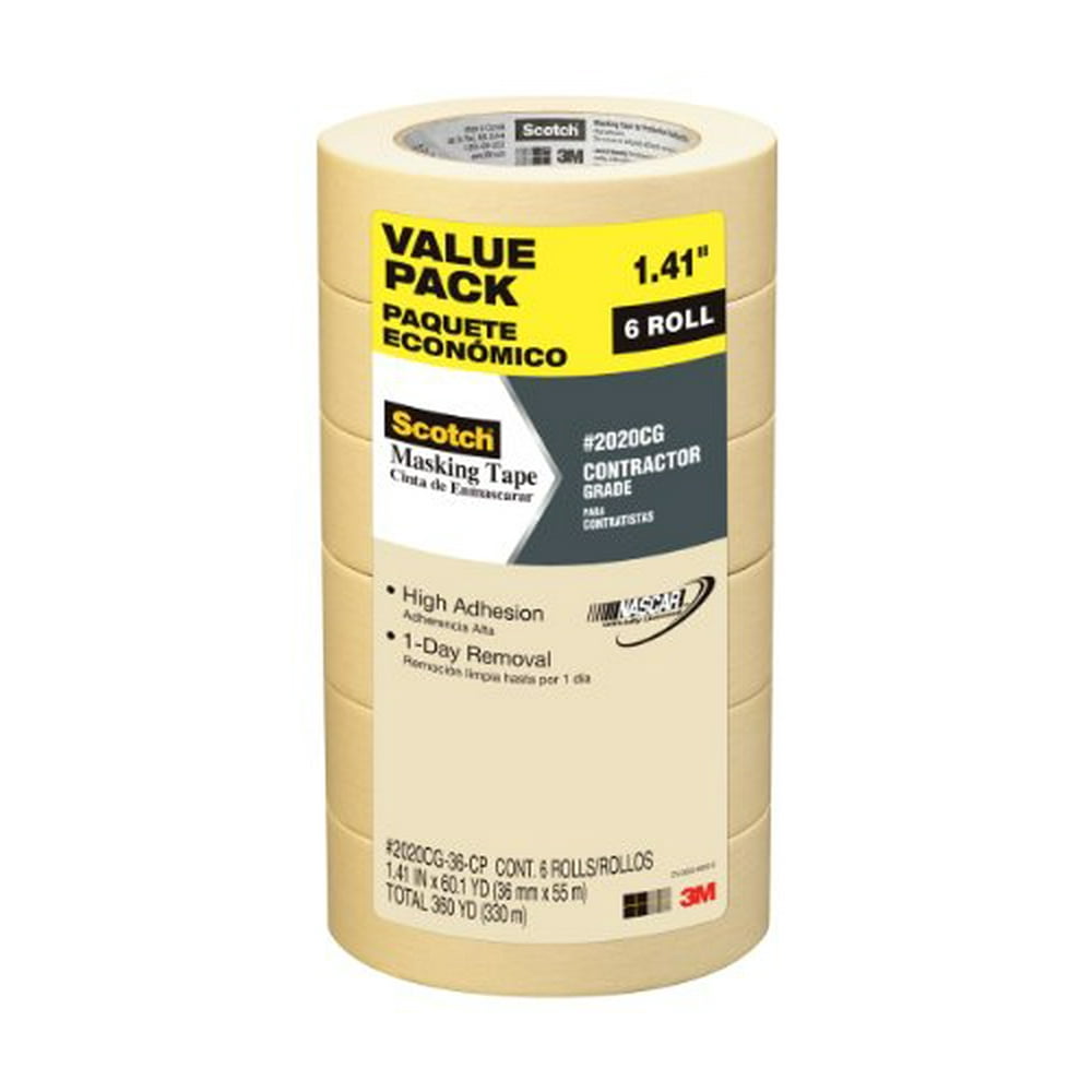 Scotch Painter's Tape 051141949642 Scotch Contractor Grade Masking Tape