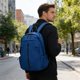 thumbnail image 1 of Mochila de nylon para desplazamientos de gran capacidad 17,7" – Mochila de viaje resistente al agua con múltiples compartimentos, correas reforzadas, mono casual unisex negro/rojo/azul, 1 of 6