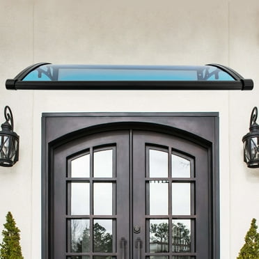 Front Doors/Windows Overhang Awning for Sun Shutter, Wall Mount Window Door Awning Canopy, Patio Awning Canopy